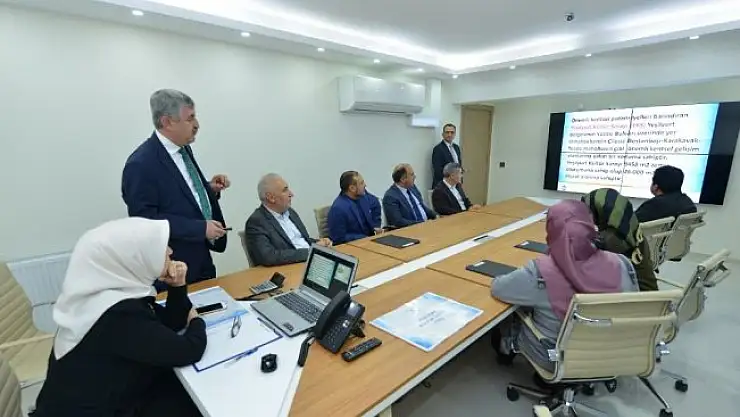 Başkan Polat Kültür Sarayı projesini Çalık'a anlattı