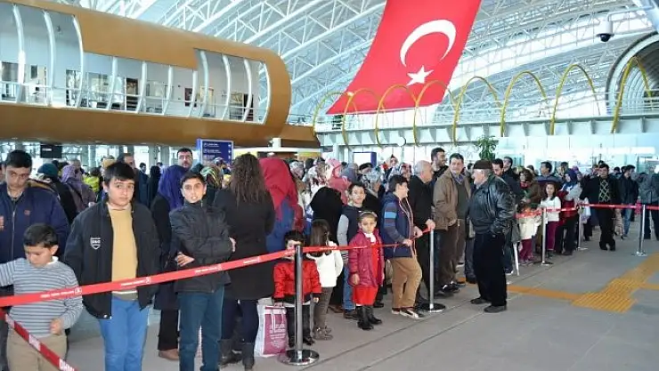Erzincan Havalimanı'nda Ocak ayında binlerce yolcuya hizmet verildi