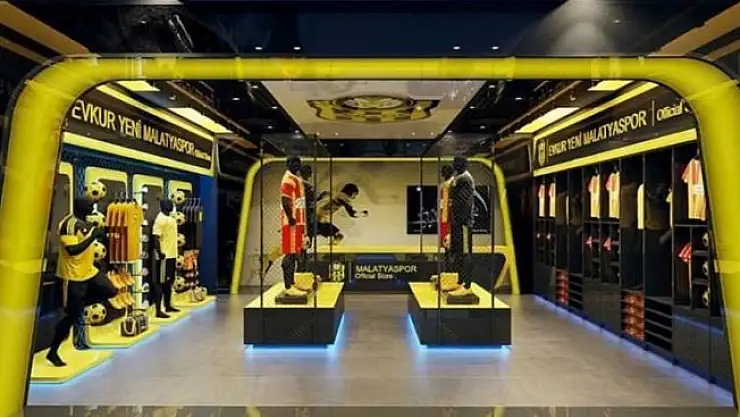 Evkur Yeni Malatyaspor'un ikinci kulüp mağazası böyle olacak