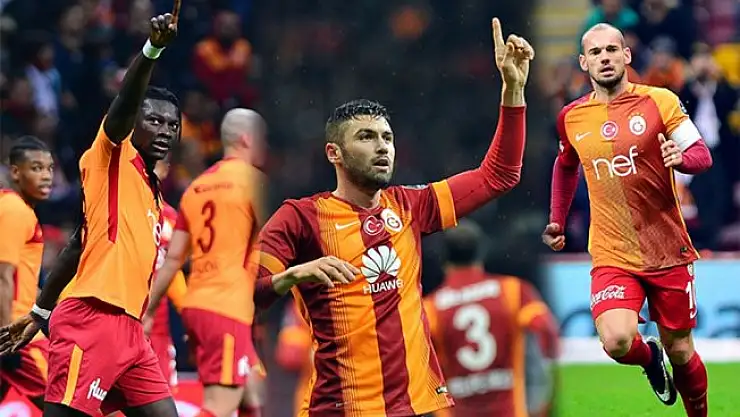 Galatasaraylı futbolcular Bursa'ya karşı hat-trick yapmayı seviyor