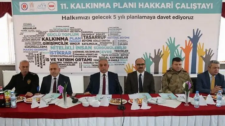 Hakkari'de DAKA 11. Kalkınma Planı İl İstişare Toplantısı