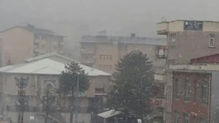 Hakkari'de kar ve sis etkili olmaya başladı