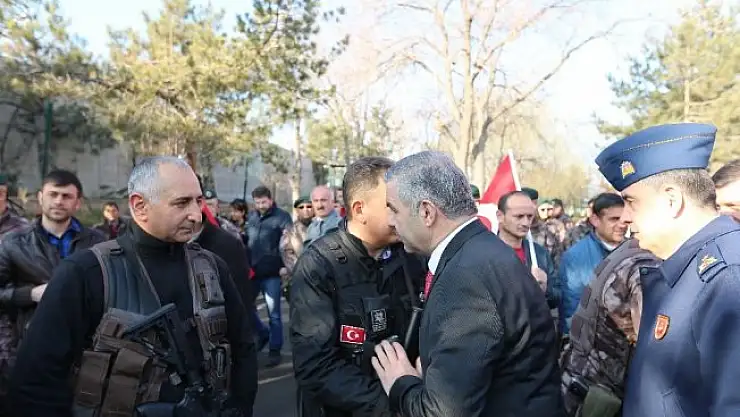 Kayseri PÖH'leri Afrin'e dualarla yolcu etti