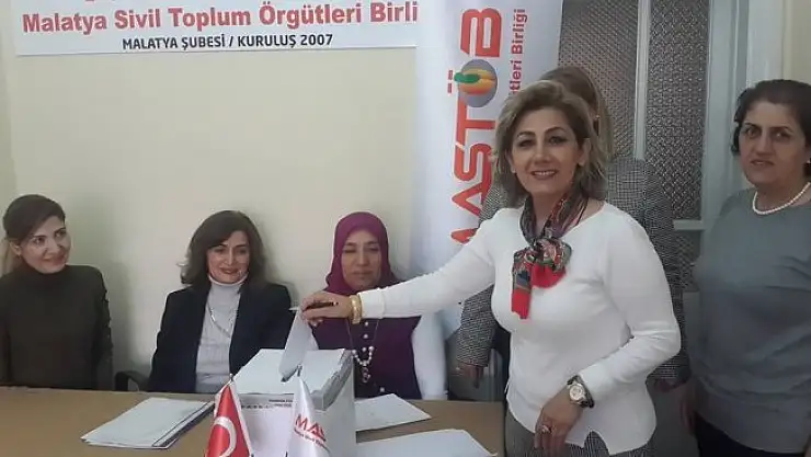 MASTÖB Malatya Kadın Kolları Başkanlığına Saadet Alay seçildi