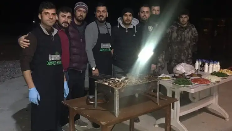 Yurdumun güzel insanından polise mangallı moral