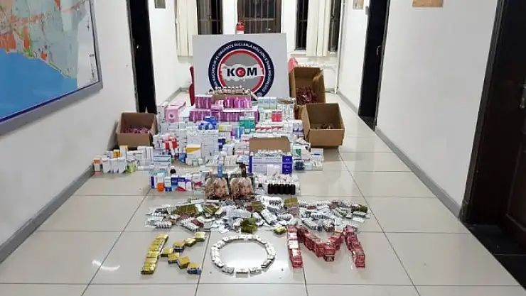 500 bin lira değerinde gümrük kaçağı ilaç ele geçirildi