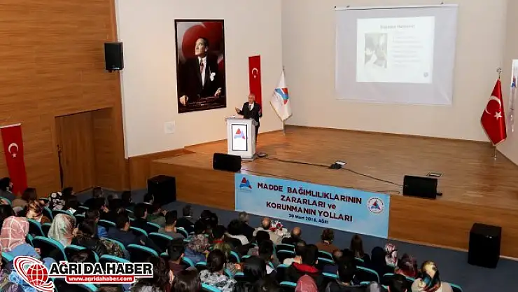 A.İ.Ç.Ü.'de 'Madde Bağımlılıklarının Zararları ve Korunma Yolları' konferansı