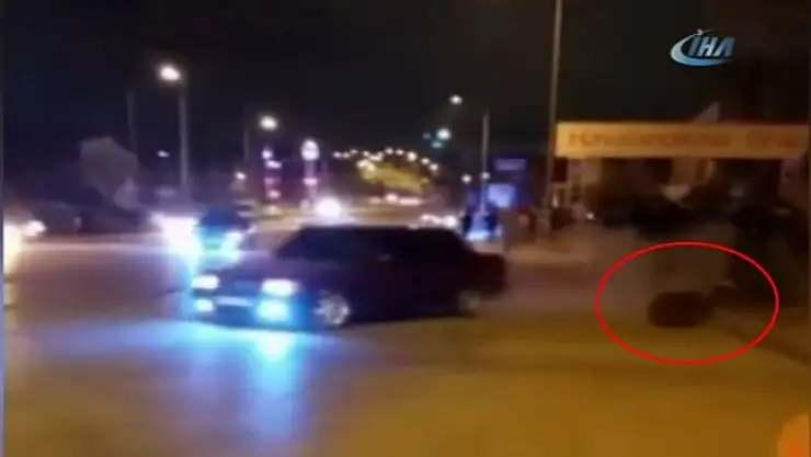 Ankara'da drift çılgınlığı kötü bitti: 1 yaralı
