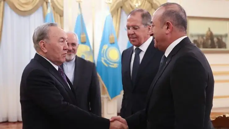 Çavuşoğlu Kazakistan Cumhurbaşkanı Nazarbayev ile görüştü