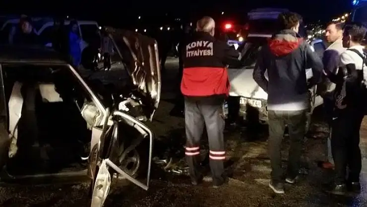 Konya'da trafik kazası: 1 ölü, 3 yaralı