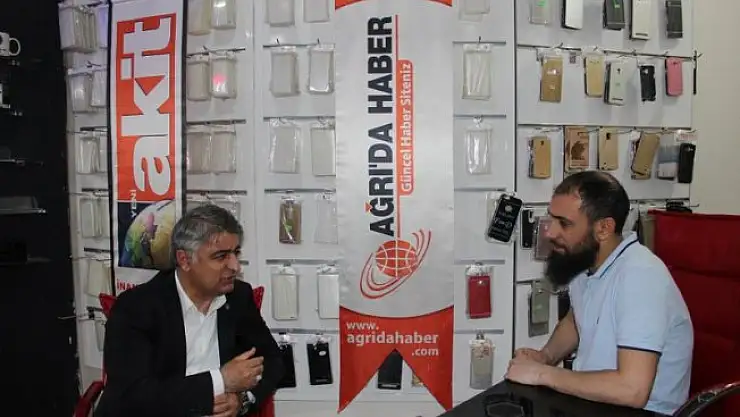 Ak Parti Ağrı Milletvekili Aday Adayı E.Muhsin Bulut´tan Ağrı'da Haber'e ziyaret