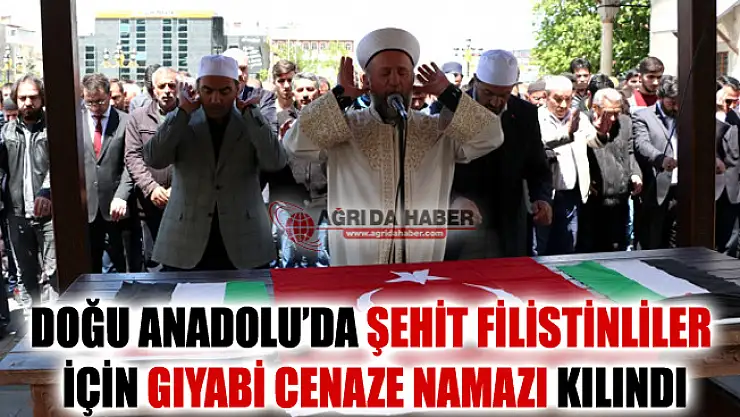 Doğu Anadolu'da Şehit Filistinliler İçin Gıyabi Cenaze Namazı Kılındı
