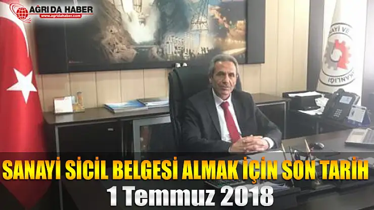Ağrı Bilim, Sanayi ve Teknoloji İl Müdürü Murat İBİK İmalatçılara Uyarı