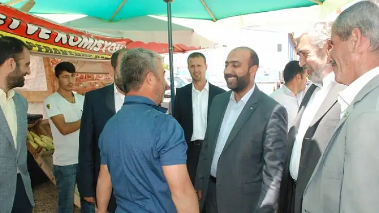 HÜDA PAR adayları ilçelere ziyaretlerine devam ettiler