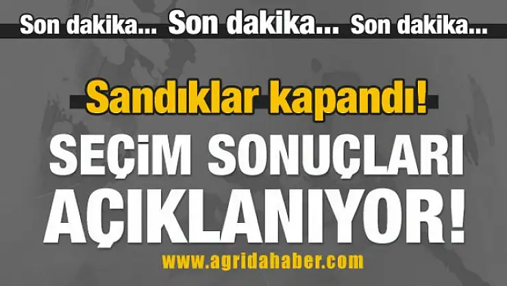 Türkiye Geneli Oy Kullanma işlemi Bitti! 2018 Seçim Sonuçları Açıklanıyor
