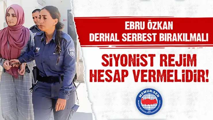 Ağrı Memur-Sen Kadın Kollarından Ebru Özkan Hakkında Sert Açıklama