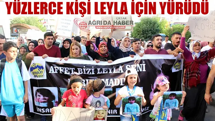 Yüzler Ağrı'da Leyla ve Eylül İçin Yürüdü