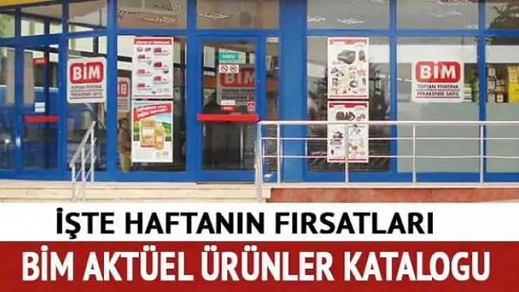 31 Ağustos BİM Aktüel Ürünler Kataloğu Yayınlandı! BİM Aktüel 31 Ağustos