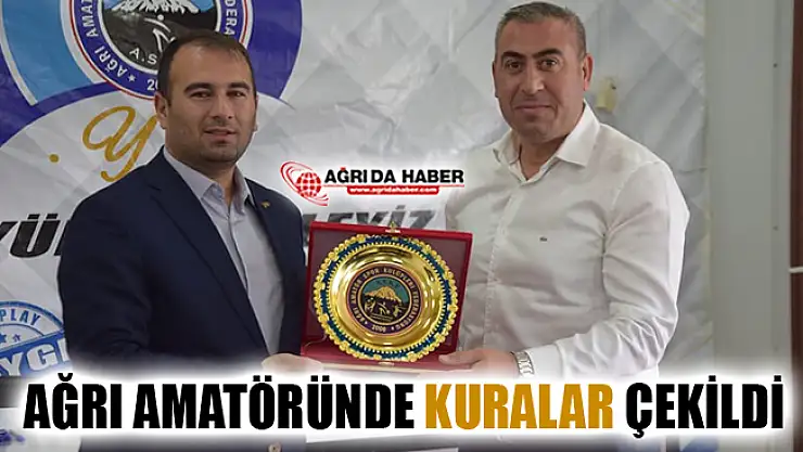 Ağrı Amatör Futbolunda 2018-2019 futbol sezonu Kuraları Çekildi