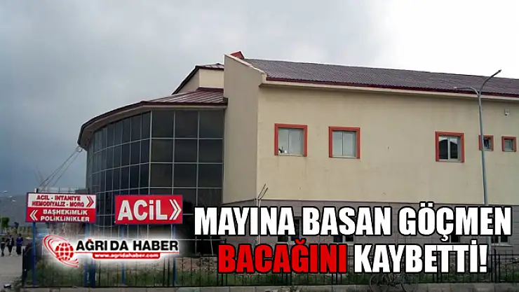 Doğubayazıt'ta Mayına Basan Göçmen Bacağını Kaybetti