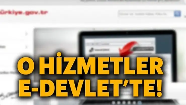 Tüm Hizmetler e-Devlet'e Taşınıyor!