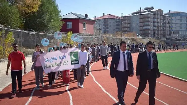 Ağrı'da Dünya Yürüyüş Günü Etkinliği