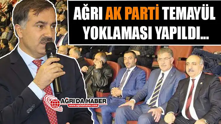 Ağrı Ak Parti Belediye Başkan Aday Adayları Temayül Yoklaması Tamamlandı