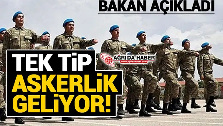 Bakan Hulusi Akar Açıkladı! Tek Tip Askerlik Geliyor!