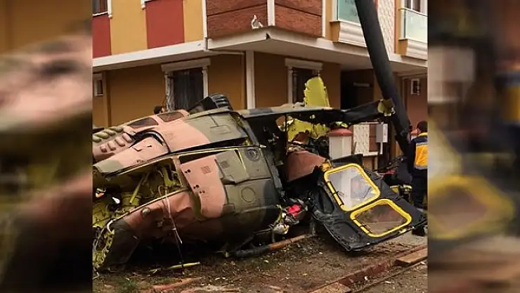 İstanbul Sancaktepe'de Askeri Helikopter Düştü! 4 Asker Şehit