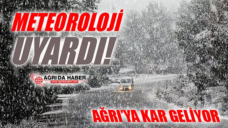 Meteoroloji Uyardı! Doğu Anadolu'ya Kar Geliyor!