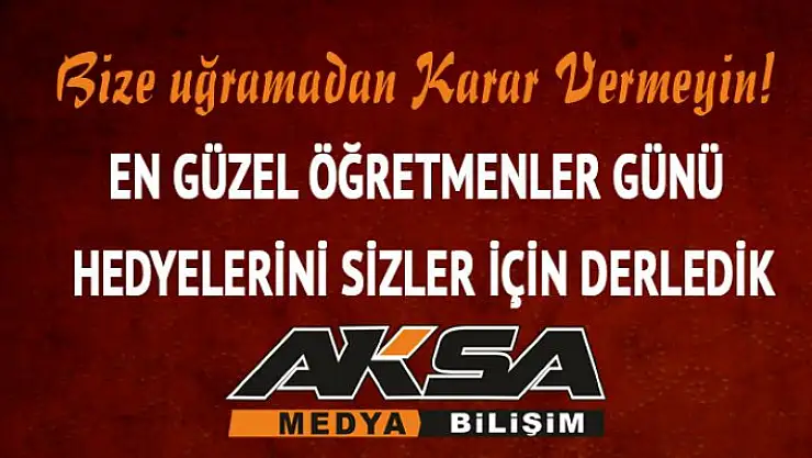 Öğretmenler Gününe Özel Bir birinden Şık Hediyeler - Aksa Reklam