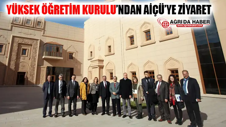 YÖK Kalite Kurulu Dış Değerlendirici Takımı AİÇÜ'yü Ziyaret Etti