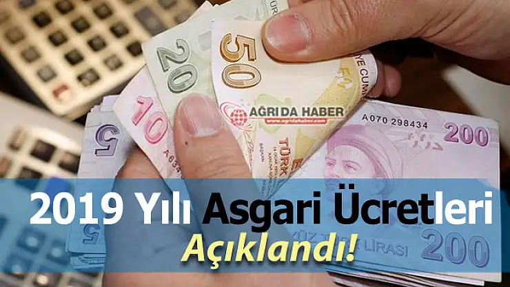 2019 Asgari Ücret fiyatları Belli Oldu! İşte Yeni Asgari Ücret