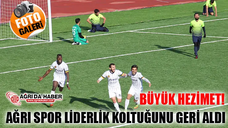 Ağrı 1970 Spor Liderlik Koltuğunu Geri Aldı