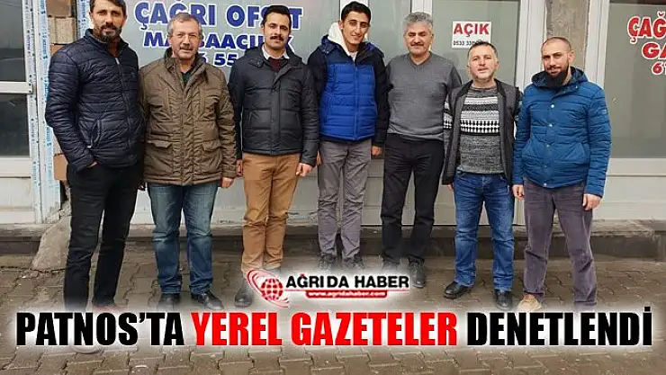 Ağrı Patnos'ta Yerel Gazeteler Denetlendi
