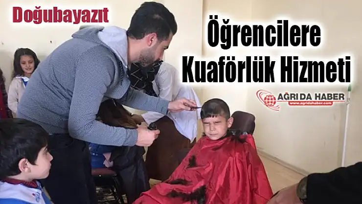 Doğubayazıt Gençlik Merkezinden Öğrencilere Kuaförlük Hizmeti