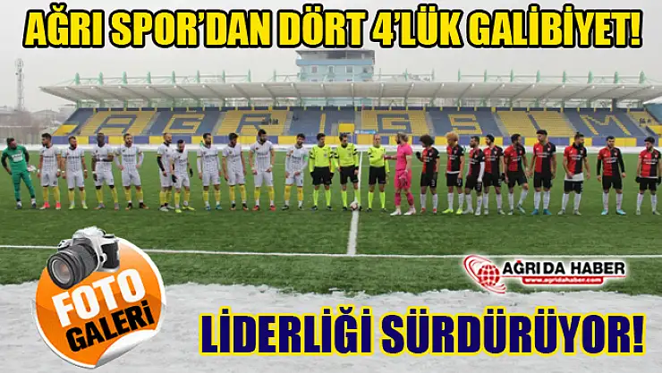 Ağrı 1970 Spor Evinde Farklı Kazandı