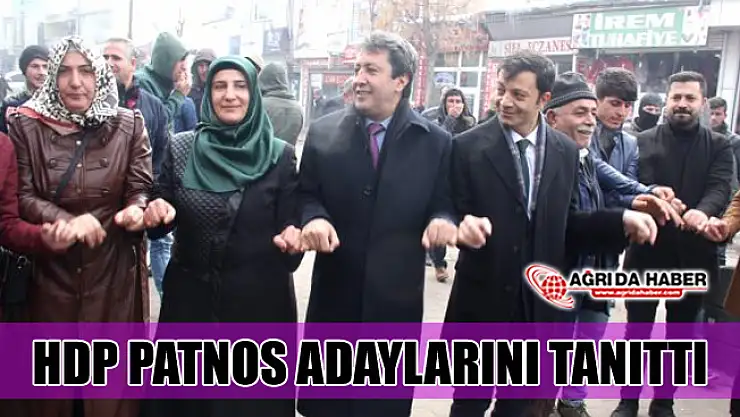 HDP 31 Mart Seçimleri için Patnos Adaylarını Tanıttı