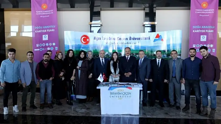 Ağrı İbrahim Çeçen Üniversitesi Doğu Anadolu Kariyer Fuarı'na (DKF'19) Katıldı