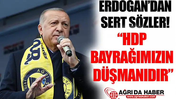 Cumhurbaşkanı Erdoğan: "HDP Bayrağımızın ve İstiklal Marşımızın Düşmanıdır"