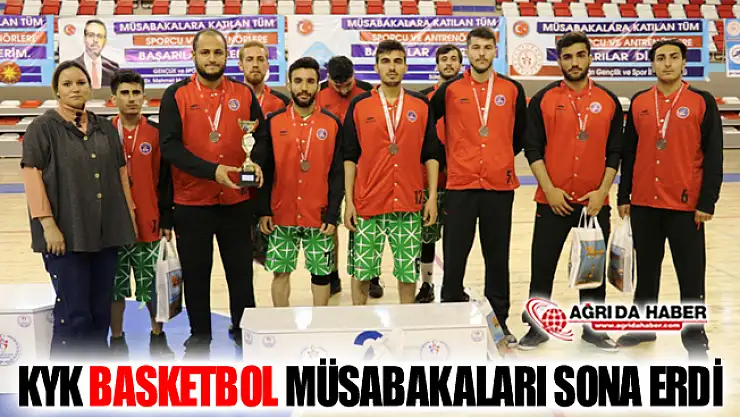 Ağrı'da Düzenlenen KYK Basketbol Turnuvası Sona Erdi