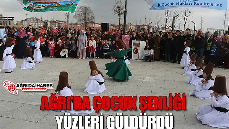 Ağrı'da Çocuk Şenliği Yüzleri Güldürdü
