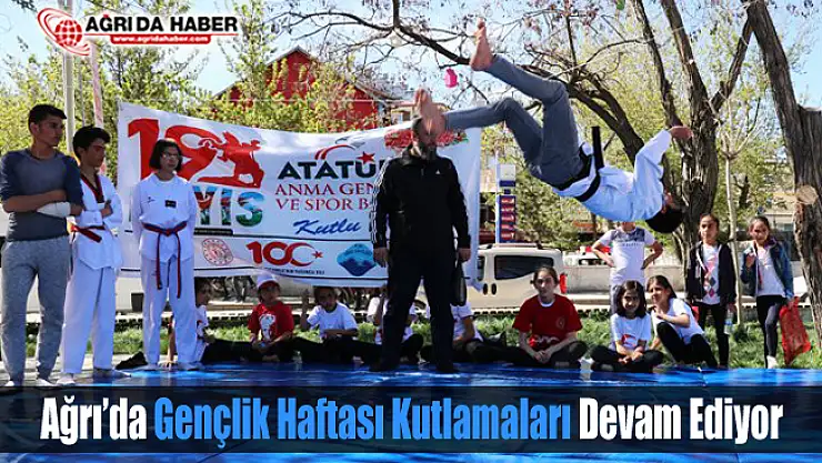 Ağrı'da Gençlik Haftası Kutlamaları Devam Ediyor