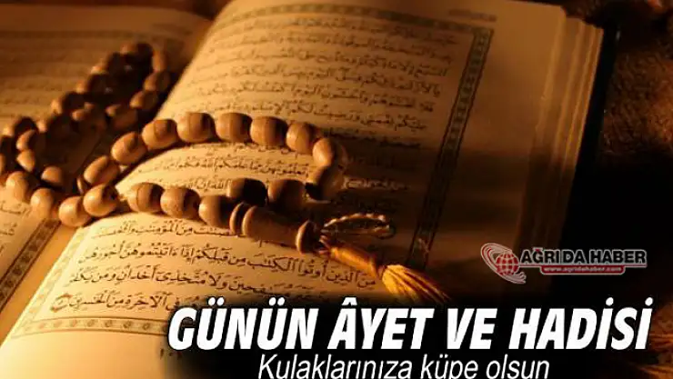 28 haziran 2019 Cuma Günün Ayet ve Hadisi