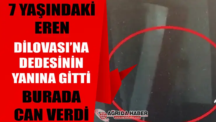 Ağrı'dan Dilovası'na Dedesinin yanına giden çocuk dolabın altında can verdi