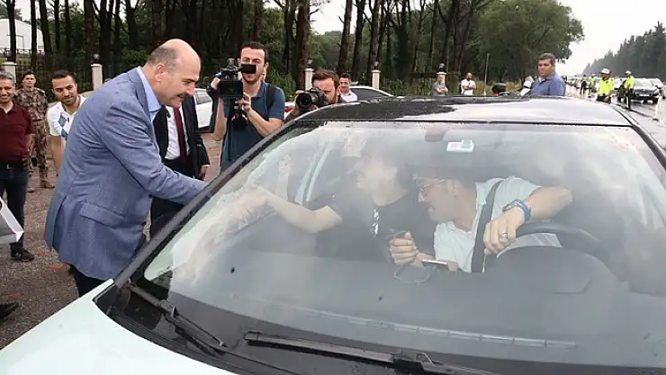 İçişleri Bakanı Süleyman Soyludan Trafik Kontrolü