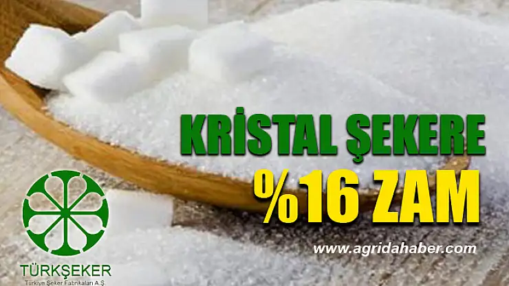 Gözümüzü Zamla açtık Kristal Şeker ve Çay'a Zam