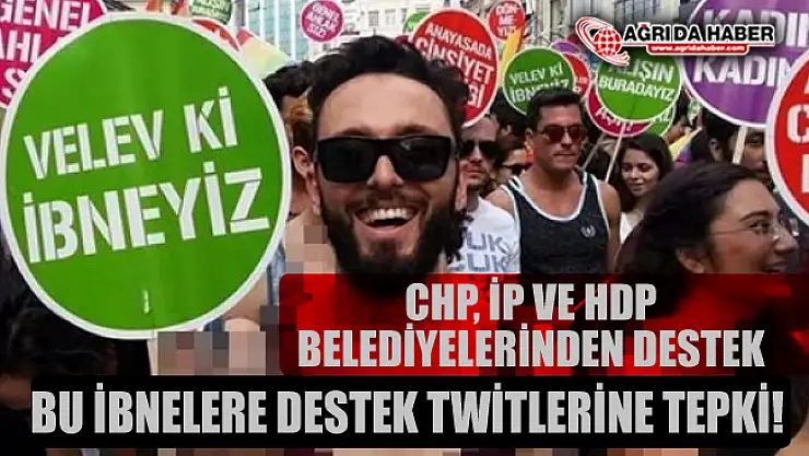 LGBT Ahlaksızlığına destek veren Belediyelere tepki yağdı