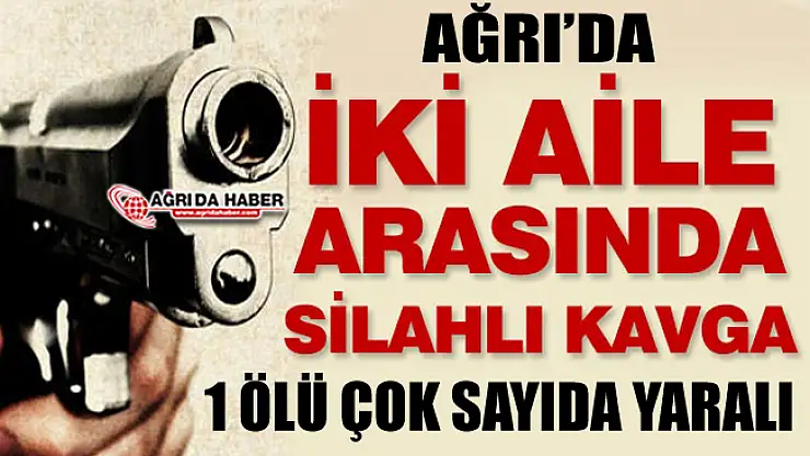 Ağrı'da Taşdemir ve Ulutaş Aileleri Arasında Silahlı Kavga 1 Ölü Çok Sayıda Yaralı