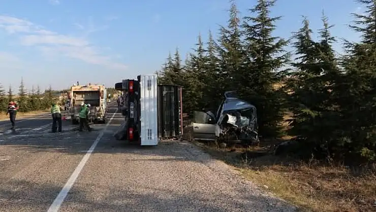Eskişehir'de Trafik kazası! 2 ölü 2 yaralı